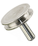 SEM pin stub Ø12.7 diameter top, standard pin, aluminium